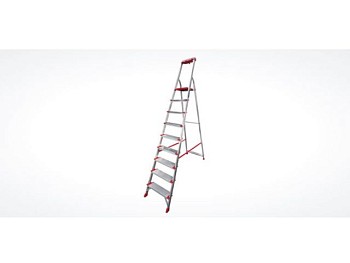 Лестница-стремянка алюм. проф. 195 см 9 ступ. 10,4кг NV3118 Новая Высота