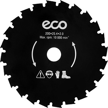 Нож для мотокосы 24 зуб. 200х2.0х25.4 мм ECO