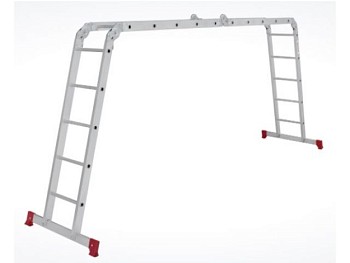 Лестница алюм. многофункц. трансформер 4х5 ступ., 14,8кг NV2320 Новая высота