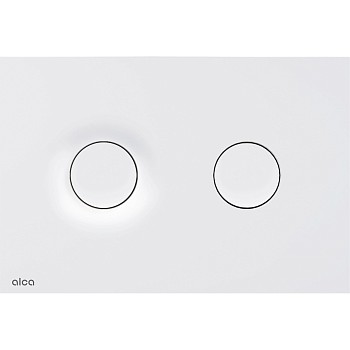 Кнопка управления для скрытых систем инсталляции, Dot.Dot. (белый-мат), Alca