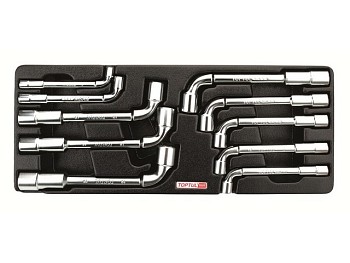 Набор-сет ключей трубчатых 8-19мм TOPTUL