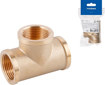 Тройник 1 1/4" вн.-вн.-вн., AV Engineering (инд.упак.)