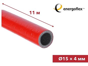 Теплоизоляция для труб ENERGOFLEX SUPER PROTECT красная 15/4-11