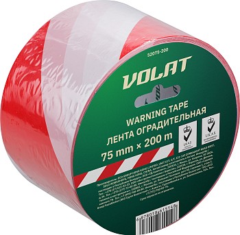Лента оградительная 75ммх200м ВОЛАТ