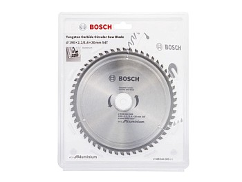 Диск пильный 190х30 мм 54 зуб. универсальный ECO ALUMINIUM BOSCH