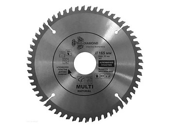 Диск пильный 165х32/30/20 мм 56 зуб. универсальный  Multi Material