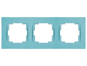 Рамка 3-ая горизонтальная синяя, RITA, MUTLUSAN