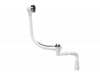 Сифон для ванны автомат, с гибкой трубой 1 1/2" - 40/50 мм, AV Engineering