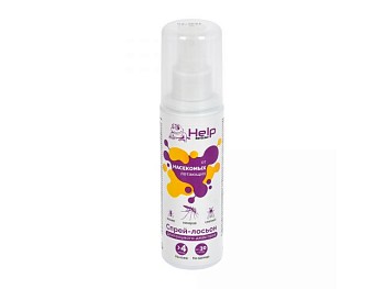 Спрей-лосьон Ultra против комаров, мошек, клещей, слепней, 125 мл,  HELP