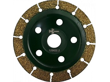 Чашка шлифовальная 125х22 мм по дереву, плоский, 25/30 (альфадиск) TRIO-DIAMOND