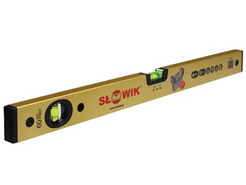 Уровень 400 мм 2 глаз. брусковый, золото PN01 SLOWIK (быт.)