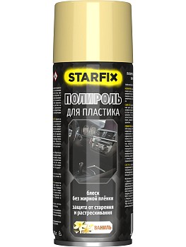 Полироль для пластика STARFIX ваниль (аэрозоль) 650 мл