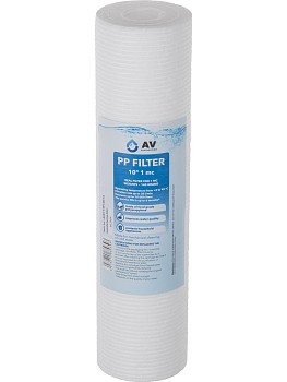 Картридж из вспененного полипропилена 10" 1 микрон, AV Engineering