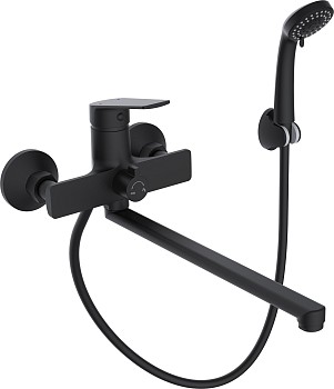 Смеситель для ванны D35-A черный, серия 800 ECONOCE