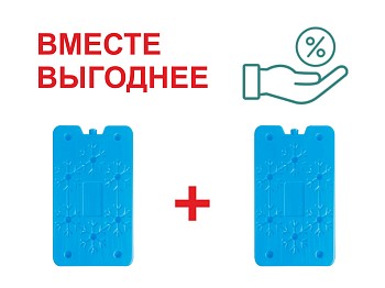 Аккумулятор холода (хладоэлемент), 2 шт,  400 г. х2, ARIZONE
