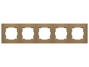 Рамка 5-ая горизонтальная золотая, RITA, MUTLUSAN
