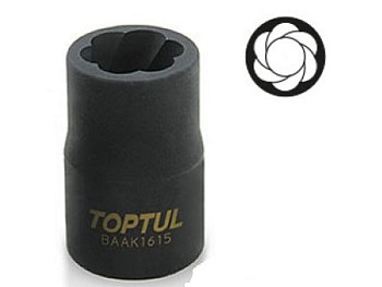 Головка 1/2" 15мм для сорванных граней TOPTUL