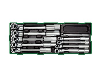 Набор-сет ключей торцевых 10предм. TOPTUL