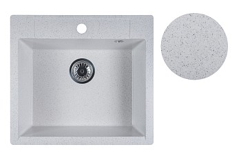 Мойка кухонная из искусственного камня UNIT олово 550х500 мм, AV Engineering