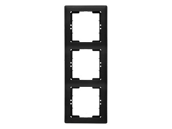 Рамка 3-ая вертикальная черная, DARIA, MUTLUSAN