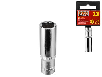 Головка 1/4" 12мм 6гр. глубокая PRO STARTUL (PRO-54112)