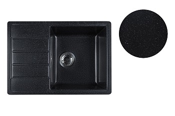 Мойка кухонная из искусственного камня MISTA оникс 615х440 мм, AV Engineering