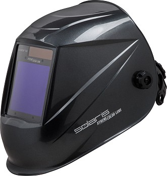 Щиток сварщика с самозатемняющимся светофильтром Solaris ASF820X (серый металлик)