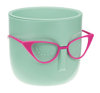 Кашпо МАРИ D115мм со вставкой (фисташковый) IDEA