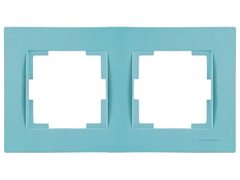 Рамка 2-ая горизонтальная синяя, RITA, MUTLUSAN