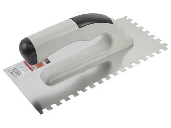 Гладилка нерж. 130х270мм зуб 8х8мм с двухкомпонентной ручкой STARTUL PROFI (ST1051-28)