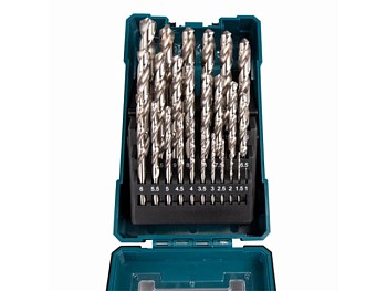 Набор сверл по мет. 25 шт 1-13мм,  шаг 0.5мм, HSS-G MAKITA