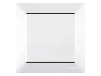 Выключатель 1-клав. (скрытый, винт. зажим) белый, DARIA, MUTLUSAN