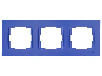 Рамка 3-ая горизонтальная темно-синяя, RITA, MUTLUSAN