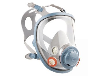 Маска полнолицевая без фильтра 6950 Jeta Safety с покрытием линзы ChemShield, р-р L