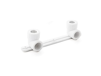 Колено ПП комб.под смеситель вн. 20х1/2", бел. РТП