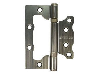 Петля накладная без врезки АЛЛЮР 100х75 2BB MAB БЛИСТЕР 2,5мм мат.бронза 2 шт