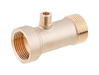 Тройник 1" нар. х 1/4" нар. х 1" вн., AV Engineering (инд. упак.)