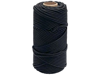 Паракорд с сердечником (3 нити) d2мм черный 50м