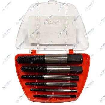 Набор экстракторов для поврежденных болтов 6 предметов (3-25 мм) Хорекс Авто HZ 24.1.062S