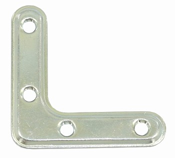 Уголок оконный 50х50x2 мм, белый цинк STARFIX