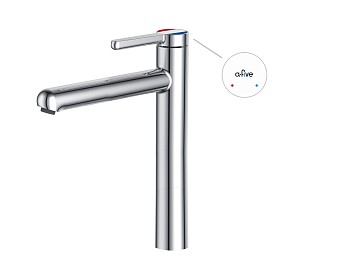 Смеситель для умывальника (Lt) D35, серия Lotus хром, a-five