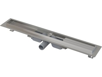 Водоотводящий желоб с порогами для цельной решетки, Alcaplast