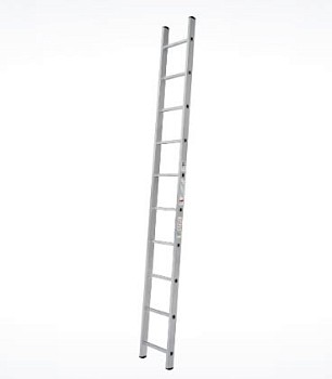 Лестница алюм. односекц. 263см 10 ступ., 3,4 кг PRO STARTUL (ST9945-10)