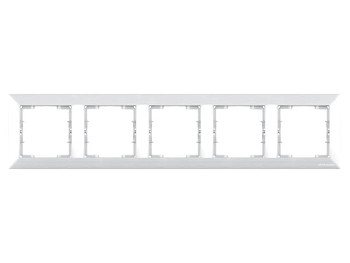 Рамка 5-ая горизонтальная белая, DARIA, MUTLUSAN