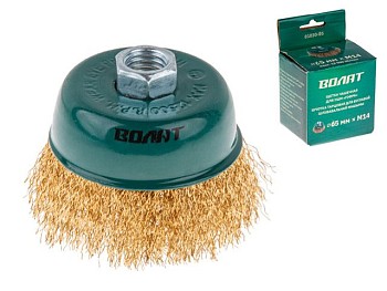 Щетка д/шлиф.маш."чашка" гофр.  65мм ВОЛАТ
