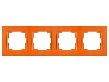 Рамка 4-ая горизонтальная оранжевая, RITA, MUTLUSAN