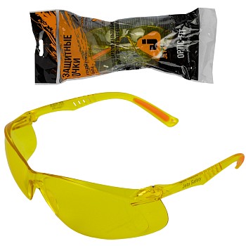 Очки открытые JETA SAFETY Optic-Fit янтарные