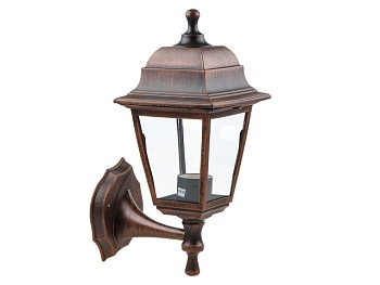 Светильник садово-парковый настенный "Леда" (черный под медь) Юпитер