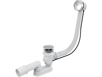 Сифон для ванны автомат, металл, Alcaplast