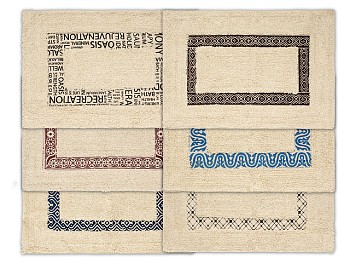 Коврик хлопковый "Орнамент", 50х80 см, VORTEX